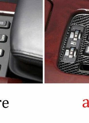 Function Control Button Frame For Lexus GS350 450h 2007-2011 Real Carbon Fiber