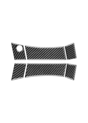 Carbon Fiber Exterior Door Handle Switch Cover Trim For 2003-2009 Nissan 350Z
