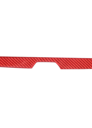 Red Carbon Fiber Armrest Box Switch Panel Cover For Bmw 8 Series G14 G15 2019-22