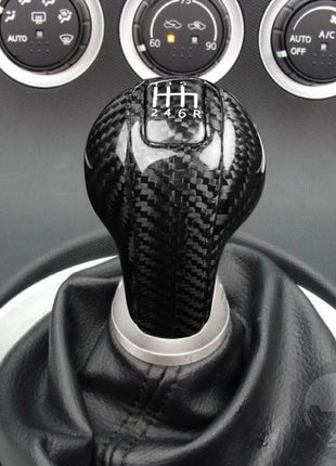 4Pcs For Nissan 350Z Z33 03-09 Real Carbon Fiber Interior Gear Shift Knob Cover