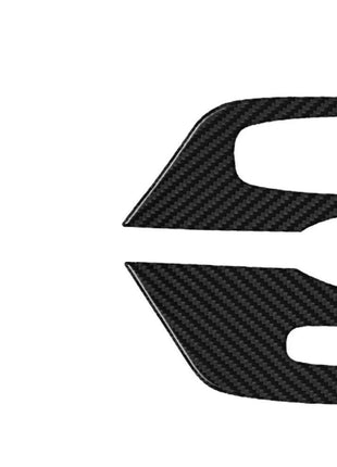 2x Carbon Fiber Front Door Window Lift Cover Trim For Nissan Altima 2013-2015