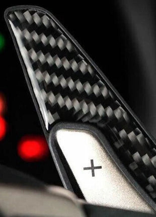 Steering Wheel Shift Paddle Trim For Lexus IS300 350 2014-2019 Real Carbon Fiber