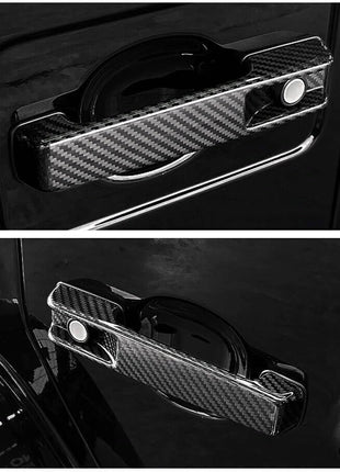 For Mercedes Benz W464 G class 5PCS Door Handle Cover Trim Real Carbon Fiber