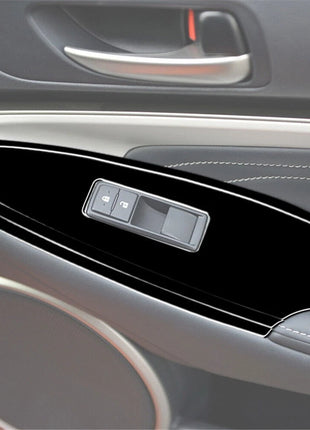 Gloss Black Door Window Control Cover Trim For Lexus RC300 350 200T 2015-2020