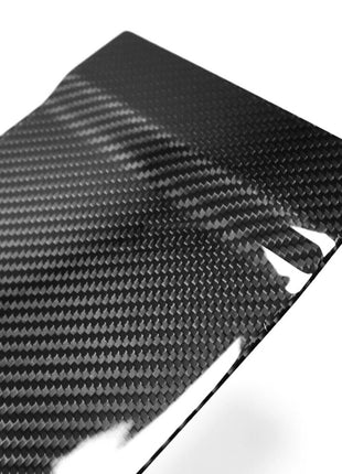 Dry Carbon Fiber Console Storage Panel Cover For Ford F150 F-150 Raptor 2021-24