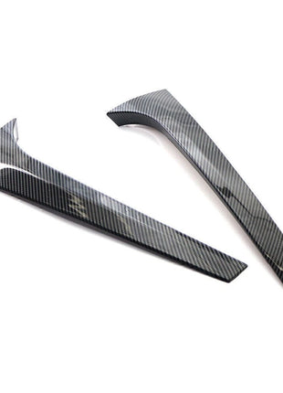 For Skoda Kodiaq 2016-2020 Carbon Fiber Rear Window Spoiler Side Wing Trim Cover