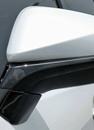 4P Gloss Black RearView Mirror Strip Molding Trim For Lexus RX350 450h 2016-2022
