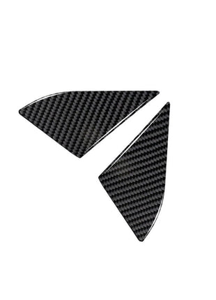 2x Carbon Fiber Front Door Triangle Cover Trim For Nissan Altima 2013-2015 Typeb