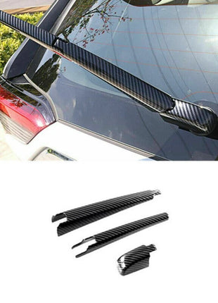 3P Rear Tailgate Wiper Cover Trim For 2022-23 Lexus NX 250 350h ABS Carbon Fiber