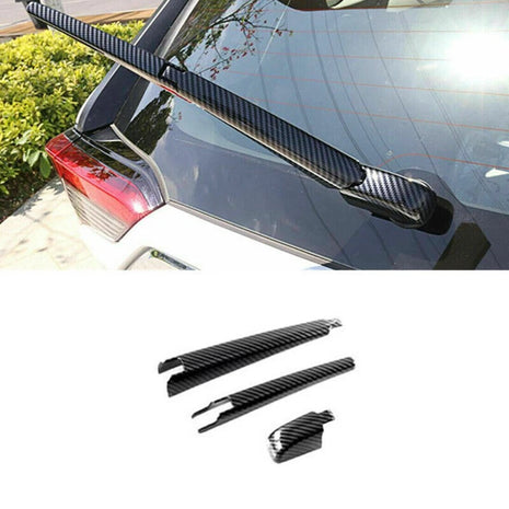 3P Rear Tailgate Wiper Cover Trim For 2022-23 Lexus NX 250 350h ABS Carbon Fiber