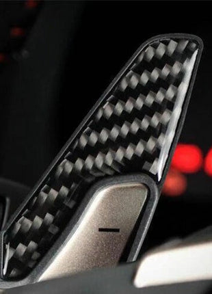 Steering Wheel Shift Paddle Trim For Lexus IS300 350 2014-2019 Real Carbon Fiber