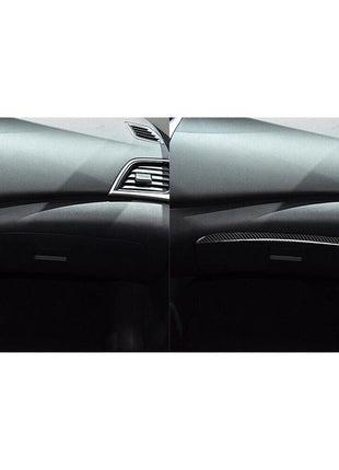 Carbon Fiber Passenger Dashboard Panel Cover Trim For Nissan Sentra 2013-2019