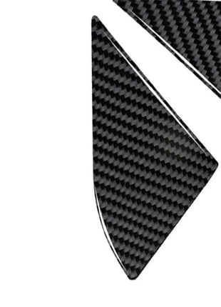 2x Carbon Fiber Front Door Triangle Cover Trim For Nissan Altima 2013-2015 Typeb