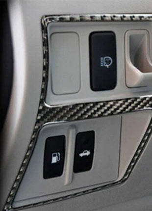 Function Control Button Frame Trim For Lexus IS250 350 06-2013 Real Carbon Fiber