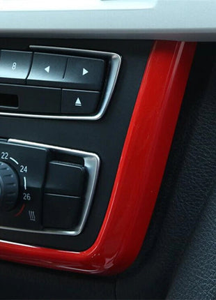 Red Abs Central Control Cd Trim For Bmw 3 /4 Series F30/34 3gt M3 M4 F82 2013-19
