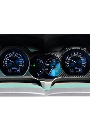 Carbon Fiber Dashboard Speedometer Frame Cover Trim fit for 2006-2011 Lexus GS