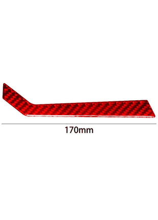 Red Carbon Fiber Driver Side Air Vent Above Cover Trim For Nissan Altima 2019-22