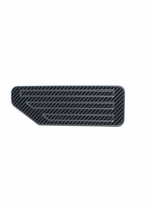 For Nissan Altima 2019-22 Carbon Fiber Steel Footrest Pad Pedal Cover Trim 1pcs