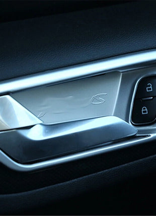 4pcs Silver ABS Inner Door Bowl Cover Decoration Fit for Ford Focus 2019-2020