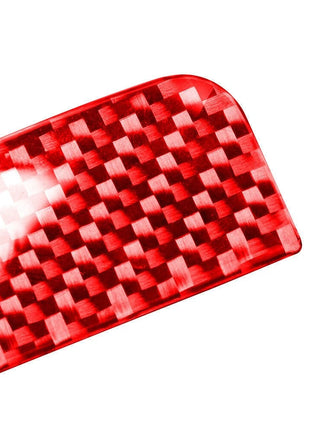 Red Carbon Fiber Rear Storage Box Locker Trim Cover For Nissan 350z 2003-2005