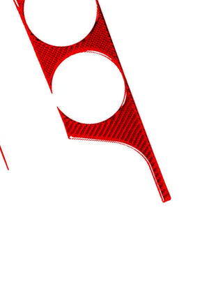 6X Red Carbon Fiber Gear Shift Panel Cover Trim For Lexus RC300 350 200T 2015-20