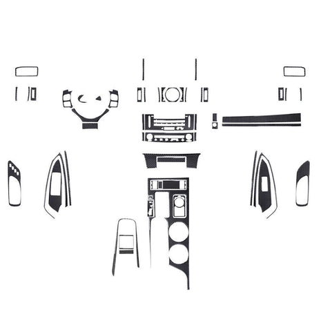 Carbon Fiber Interior Full Set Cover Trim Kit For Lexus RC300 350 200T 2015-2020