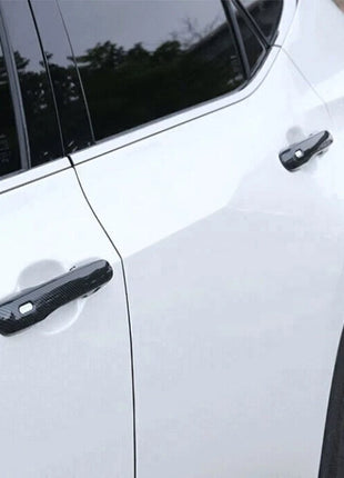 For Lexus RX 350 350h 500h 23-24 Carbon Fiber Outside Door Handle Cover Trim 4PC