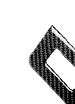 2pcs Carbon Fiber Window Switch Panel Cover Trim For Nissan Gt-r R35 2008-2016