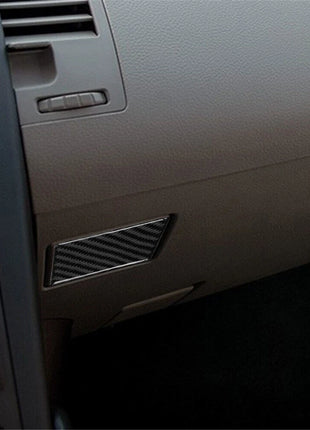 Carbon Fiber Copilot Storage Box Locker Cover Trim For Nissan 350z 2003-2005