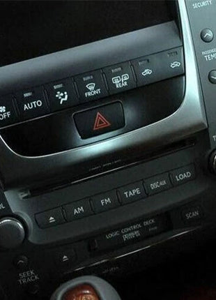 Console AC Button Control Frame For Lexus GS350 450h 2007-2011 Real Carbon Fiber