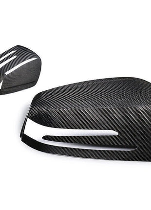For Benz W204 W212 W176 W117 W246 Replacement 2PCS Carbon Fiber Mirror Cover