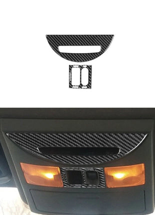 Reading Light Control Panel Trim Cover Carbon Fiber For Nissan Quest 2004-2006