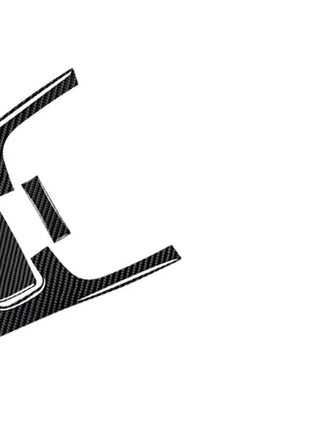 Carbon Fiber Interior Gear Shifter Panel Cover Trim For Nissan Sentra 2013-2019