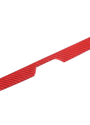 Red Carbon Fiber Armrest Box Switch Panel Cover For Bmw 8 Series G14 G15 2019-22