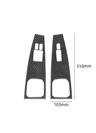 2Pcs Front Window Switch Button Trim Cover For Nissan Quest 2004-2006 Type A