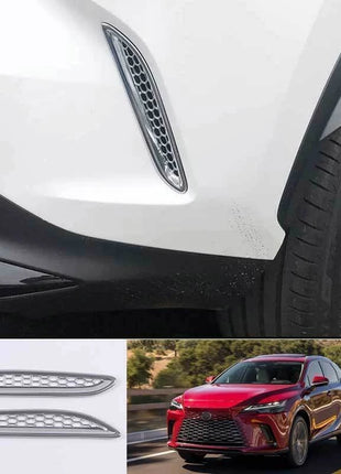 For Lexus NX 250 350h 450h+ 2022-2024 Silver Rear Fog Light Eyelid Molding Trim
