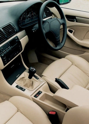 4Pcs For BMW 3 Series M3 E46 1998-05 Interior Door Panel Cover Carbon Fiber Trim