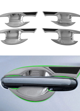 ABS Chrome 8 PCS Exterior Door Handle Bowl Cover Trim For Lexus NX250 350 2022