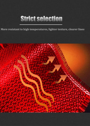 For Nissan Quest 2004-2006 Red Car Ceiling Light Trim Cover Type A Carbon Fiber