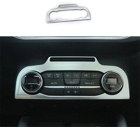 Titanium For 2019-2020 Ford Focus ST RS Silver cover trim console AC knob frame