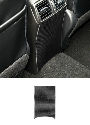 Carbon Fiber Rear Below Vent Outlet Panel Cover Trim For Nissan Rogue 2014-2016