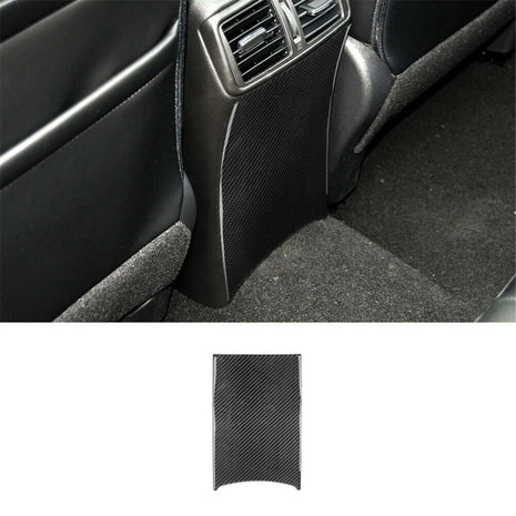 Carbon Fiber Rear Below Vent Outlet Panel Cover Trim For Nissan Rogue 2014-2016