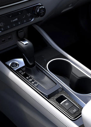 Carbon Fiber Parking Button Inner Frame Cover Trim For Nissan Altima 2019-2022