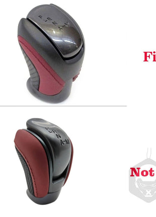 Red Carbon Fiber Engine Button Gear Shift Knob Cover For NISSAN GTR R35 08-16
