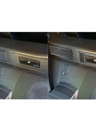 Carbon Fiber DVD Storage Box Decorative Trim Cover Fit For Nissan 350Z 2003-2009