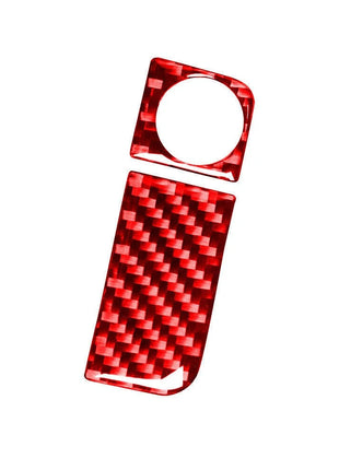 Red Carbon Fiber Rear Storage Box Locker Trim Cover For Nissan 350z 2003-2005