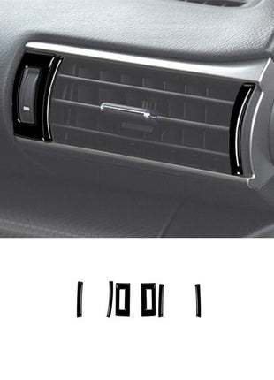 6X Gloss Black Air Vent Outlet Cover Trim For Lexus RC300 350 200T 2015-2020
