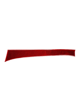 Red Carbon Fiber Passenger Dashboard Cover Trim For Nissan Rogue 2014-2016