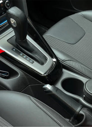 Shift frame trim carbon fiber ABS console gear For Ford Focus ST RS 2012-2014