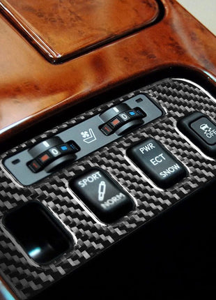 Carbon Fiber Interior Seat Heated Button Cover Trim For Lexus GS300/350/450h/460